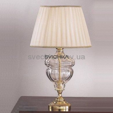 Настільна лампа Nervilamp 571/1LP FRENCH+CLEAR CR, Золотий, Золото