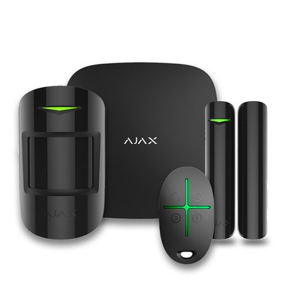 Комплект охранной сигнализации Ajax StarterKit Plus черный