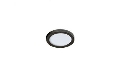 Світильник Azzardo AZ2834 Slim Round 9 LED 3000K, Чорний, Білий, Чорний
