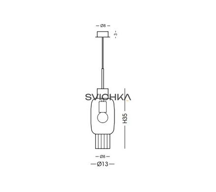 Подвесной светильник Cangini & Tucci Dolium 1363.1L