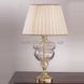 Настольная лампа Nervilamp 571/1LP FRENCH+CLEAR CR, Золото, Золото
