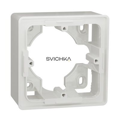 Коробка для відкритої установки 1-пост Schneider Electric, Білий, Білий