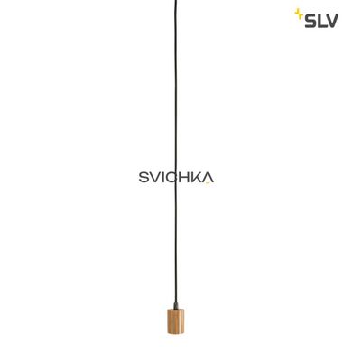FITU E27 Pendant luminaire, bamboo bright, 2,5m cable with open ends, max. 60W, антрацит, Антрацит, Антрацит, Дерев'яний