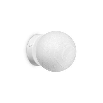 Настенный светильник Ideal Lux Carta ap1 d10, White