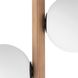 Стельовий світильник TK Lighting ESTERA 2, Wood/White, белый, дерево, Дерев'яний, Чорний, Білий
