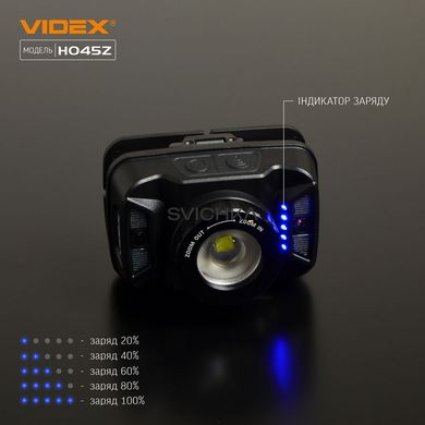 Налобний світлодіодний ліхтарик VIDEX 270Lm 5000K