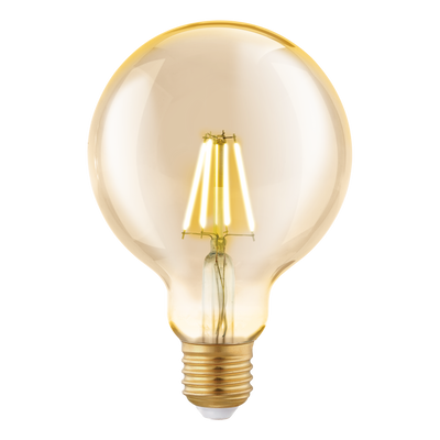 Лампа Eglo філаментна бурштин LM LED E27 (DECO ITEMS) G95 2200K 11522