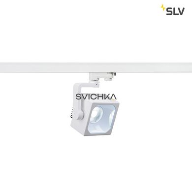 Світильник для шинної системи SLV 3Ph, EURO CUBE 152781, Білий, Білий