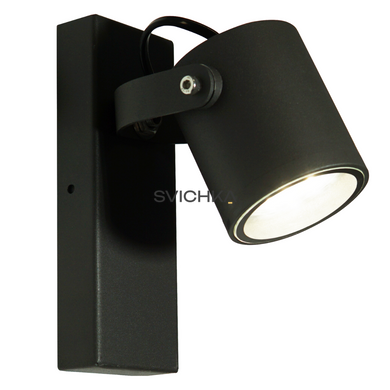 Настенный уличный светильник Polux 311573 PINO GU10 IP44 Black