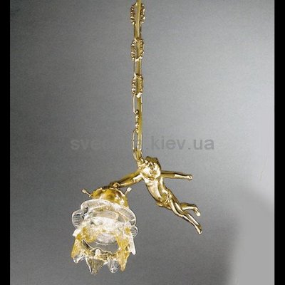 Підвісний світильник Nervilamp 2080/1S French Gold, Золотий, Золото