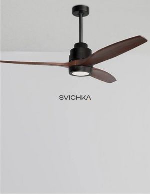 Стельовий вентилятор Nova Luce SABAL, Black/Brown