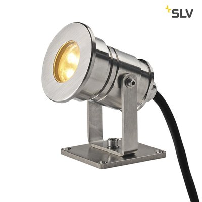 Вуличний світильник SLV Dasar Projector 233570, Сталь, серебро, Сталевий, Стальний