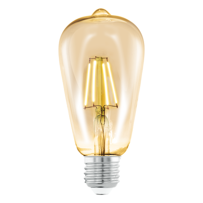 Лампа Eglo філаментна бурштин LM LED E27 (DECO ITEMS) ST64 2200K 11521