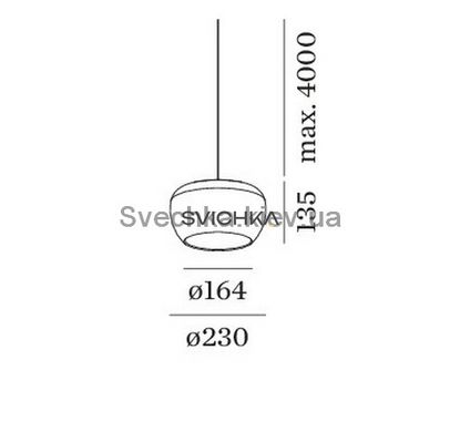 Підвісний світильник Wever &amp| Ducre WETRO 2.0 236288B9, Мідний