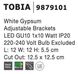 Врізний точковий світильник Nova Luce TOBIA White