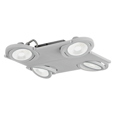 Стельовий світильник EGLO 63332 Brea Pro, Срібло