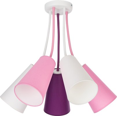Люстра WIRE TK-Lighting 1712 - 1712, Білий, Білий, Рожевий, Різнокольоровий, Фіолетовий