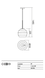 Підвісний світильник REDO 01-1408 ANARU Grey, Серый;Черный