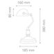 Настольная лампа Ideal Lux LAWYER TL1 Antique Brass 045030
