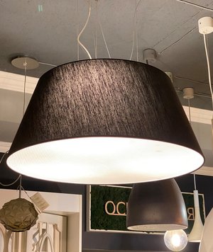 Підвісний світильник Muranoluce MLAMPSHADES CO SO 70, Чорний, Чорний, Чорний