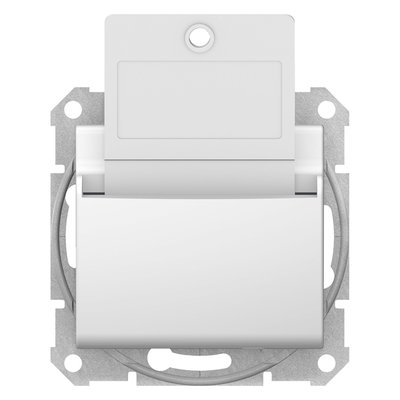 Картковий вимикач Schneider Electric Sedna, Білий, Білий