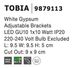 Врезной точечный светильник Nova Luce TOBIA 50 White