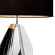 Настольная лампа Eichholtz Table Lamp Setai 110529, Никель;Черный, Никель, Черный