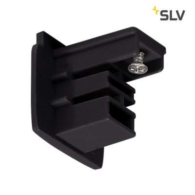 Заглушка SLV для високовольтного 3-фазного накладного шинопроводу, чорна