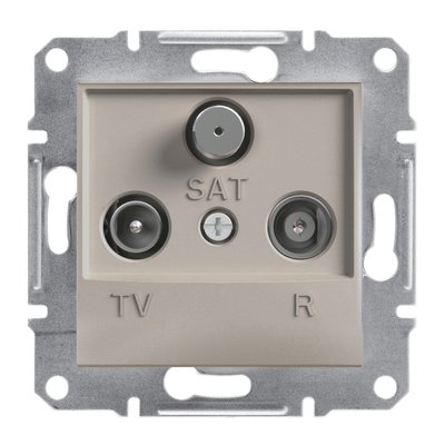 TV-R-SAT розетка концевая Schneider Electric Asfora