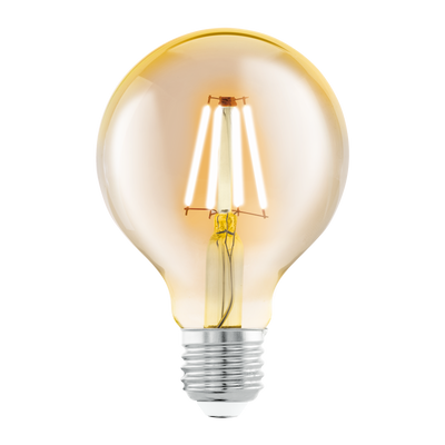 Лампа Eglo янтар філаментна LM LED E27 (DECO ITEMS) G80 2200K 11556