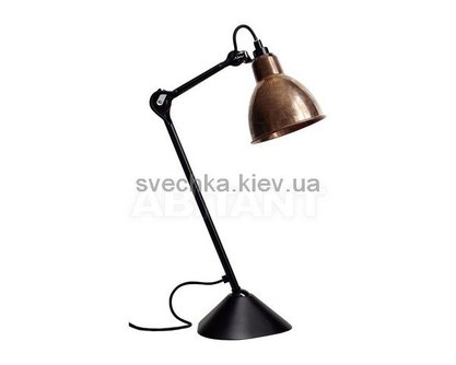 Настольная лампа Lampe Gras 205-Bl-Cop-Raw