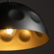 Подвесной светильник Nowodvorski Hemisphere Hit L, Black/Gold, золотой, черный, Черный, Золотой, Черный