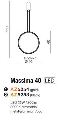 Подвесной светильник Azzardo MASSIMA 40