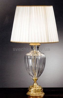 Настільна лампа Nervilamp 905/1L, Золотий, Золото