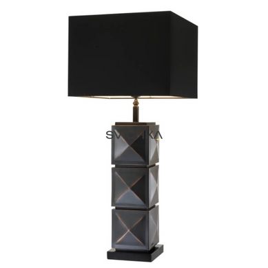 Настільна лампа Eichholtz Table Lamp Carlo 111083, Чорний, Чорний