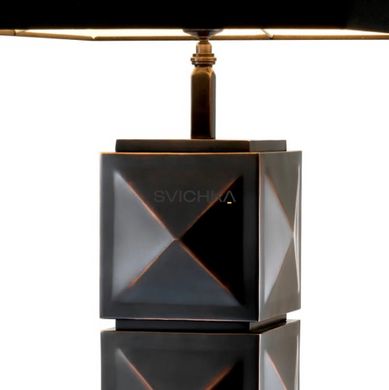 Настільна лампа Eichholtz Table Lamp Carlo 111083, Чорний, Чорний