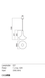 Підвісний світильник REDO 01-1623 DECANTER Smoky grey, Дымчастый;Хром