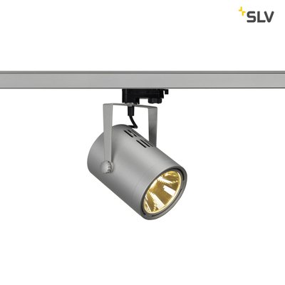 Світильник для шинної системи SLV EURO SPOT LED 153814, Сріблястий, Сріблястий
