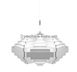Подвесной светильник Wever &amp| Ducre J.J.W. 042 2056E0S0, Серебристый