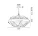 Подвесной светильник Wever &amp| Ducre J.J.W. 042 2056E0S0, Серебристый