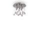 Потолочный светильник Ideal Lux Moonlight 094663, Золотой, Прозрачный