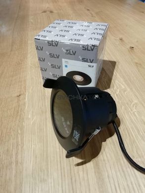 Вологозахисний світильник SLV VARU QPAR51 DL, Black
