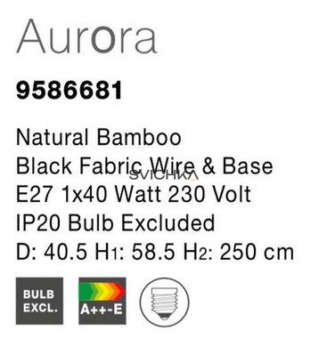 Підвісний світильник Nova luce Aurora - 9586681