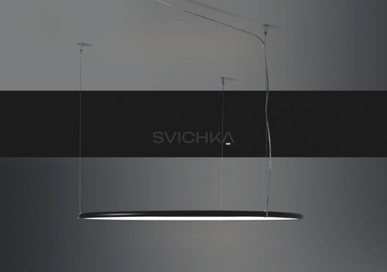 Підвісний світильник Egoluce LANCIA TONDA, Ø 70 cm, Black, Чорний, Чорний, Чорний