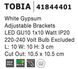 Врізний точковий світильник Nova Luce TOBIA 30 White