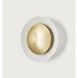 Настінний світильник Aromas Coss 60, White/Brass
