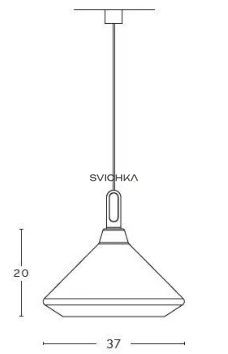 Подвесной светильник Zava DRIYOS 1 9005-37
