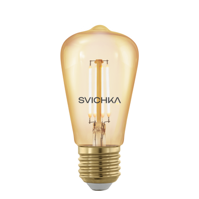 Лампа Eglo филаментная диммируемая золотая LM LED E27 ST48 1700K 11695