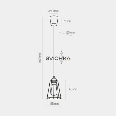 Підвіс TK Lighting 1641 Galaxy - 1641, Чорний, Мідний, Чорний