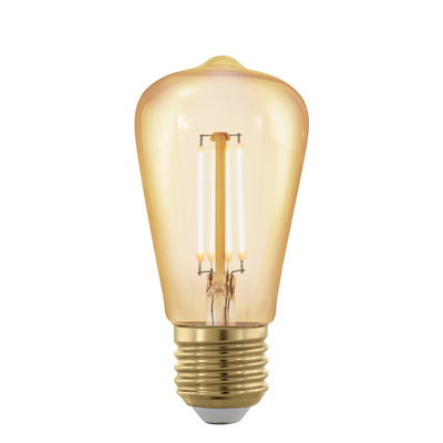 Лампа Eglo филаментная диммируемая золотая LM LED E27 ST48 1700K 11695